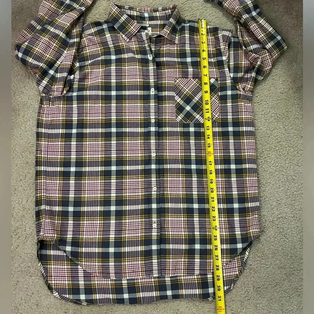 Ralph Lauren Denim & Supply Women’s XL RL Boyfriend Plaid Shirt - Picture 6 of 7